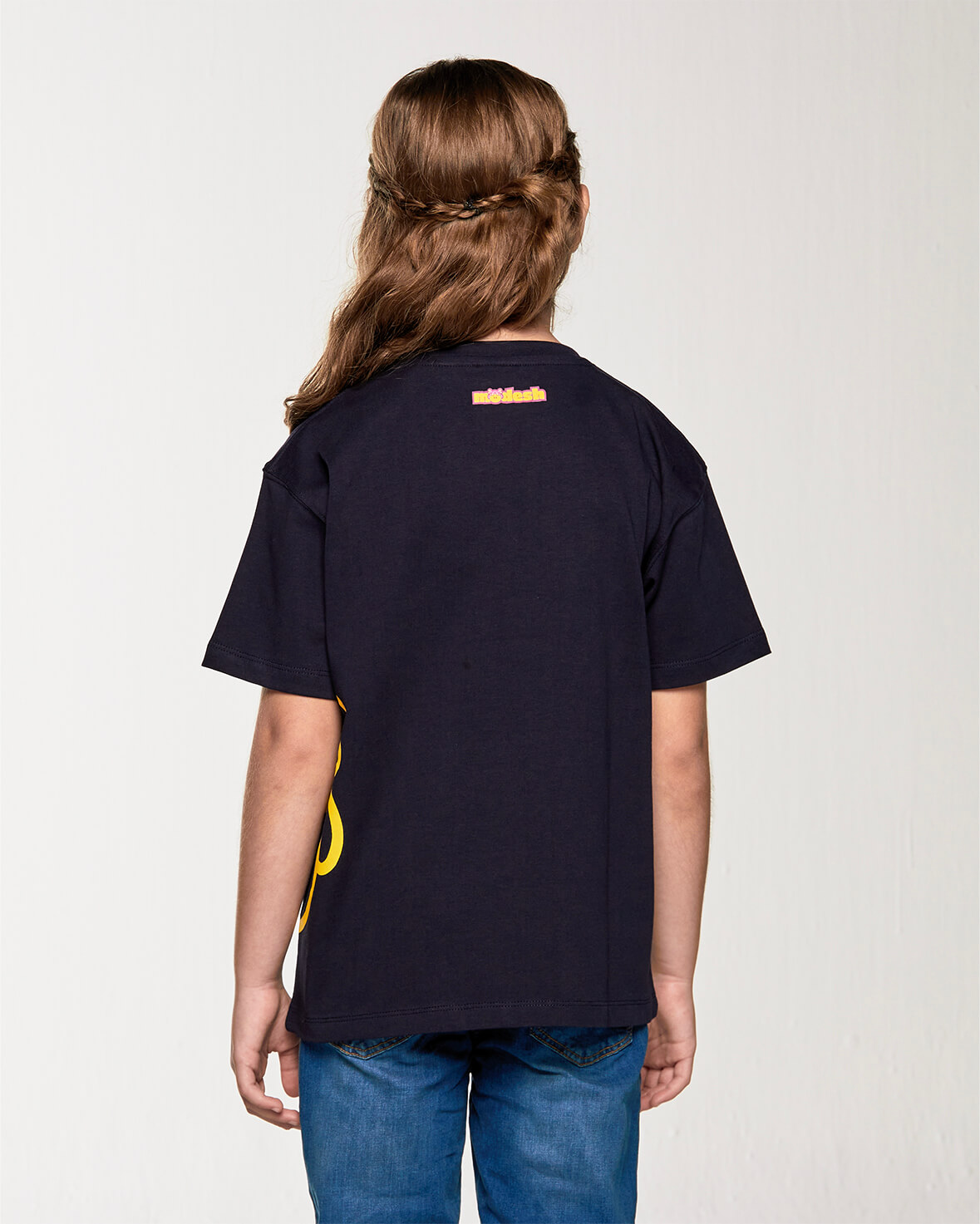 Cropped Tee - Black Iris image number 2