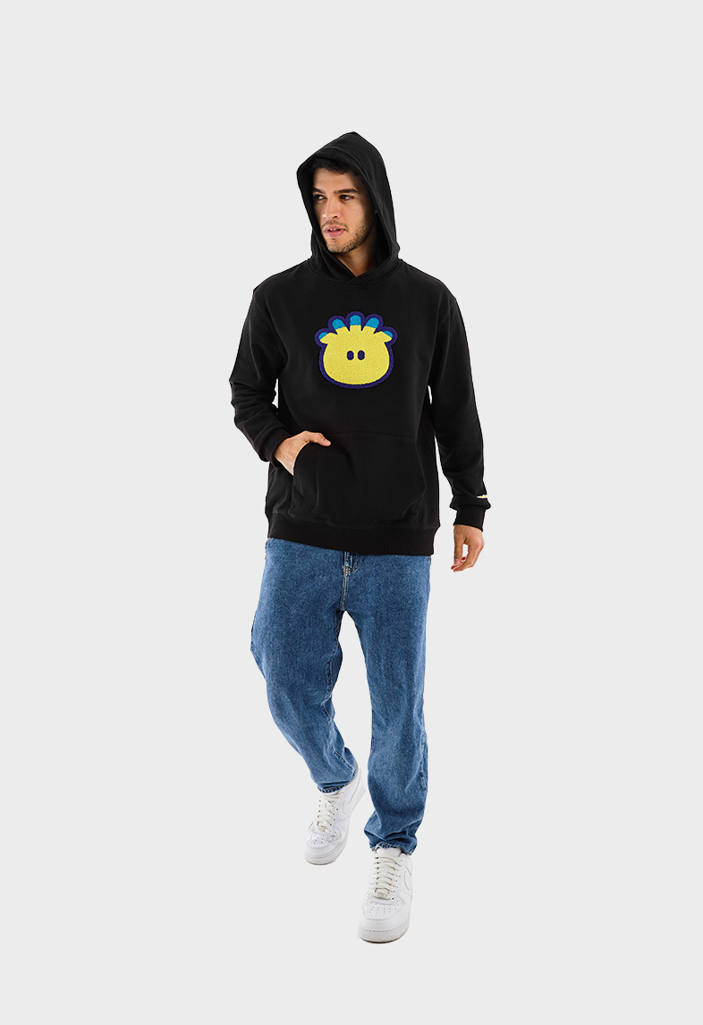 Hoodie Sweatshirt-Jet Black image number 0