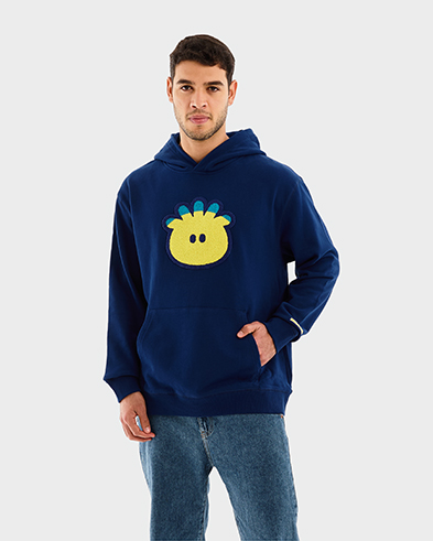 Hoodie Sweatshirt-Classic Blue