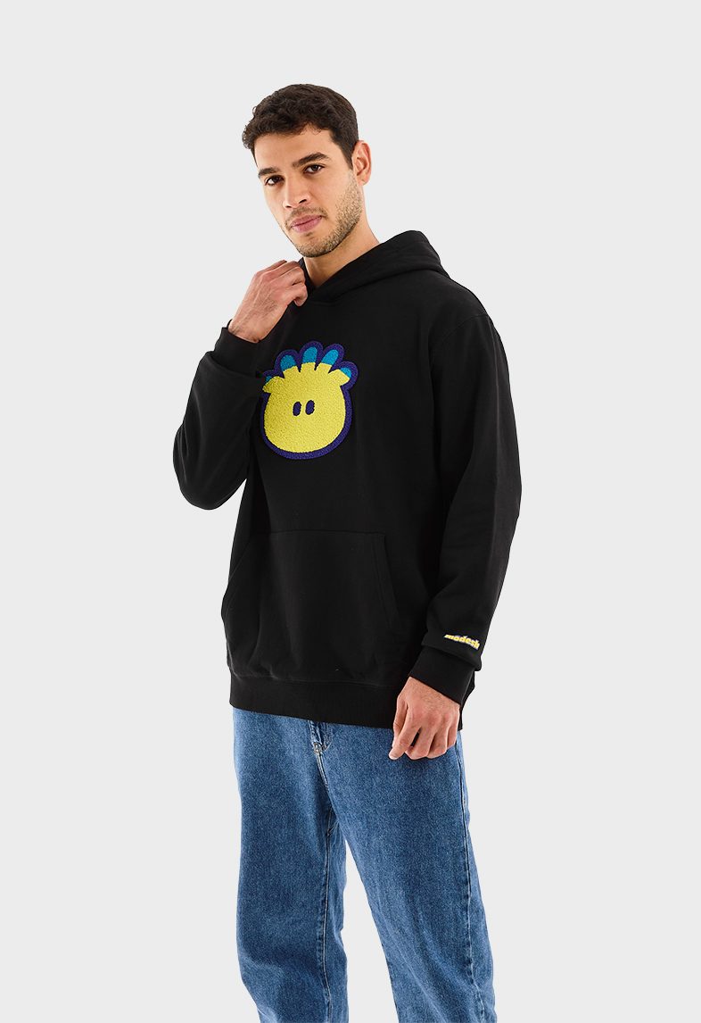 Hoodie Sweatshirt-Jet Black image number 1