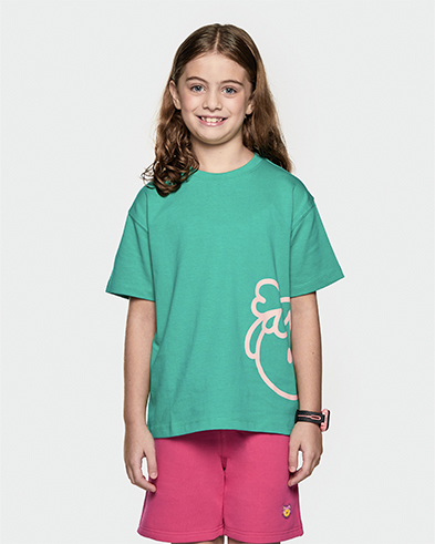 Cropped Tee - Spectra Green